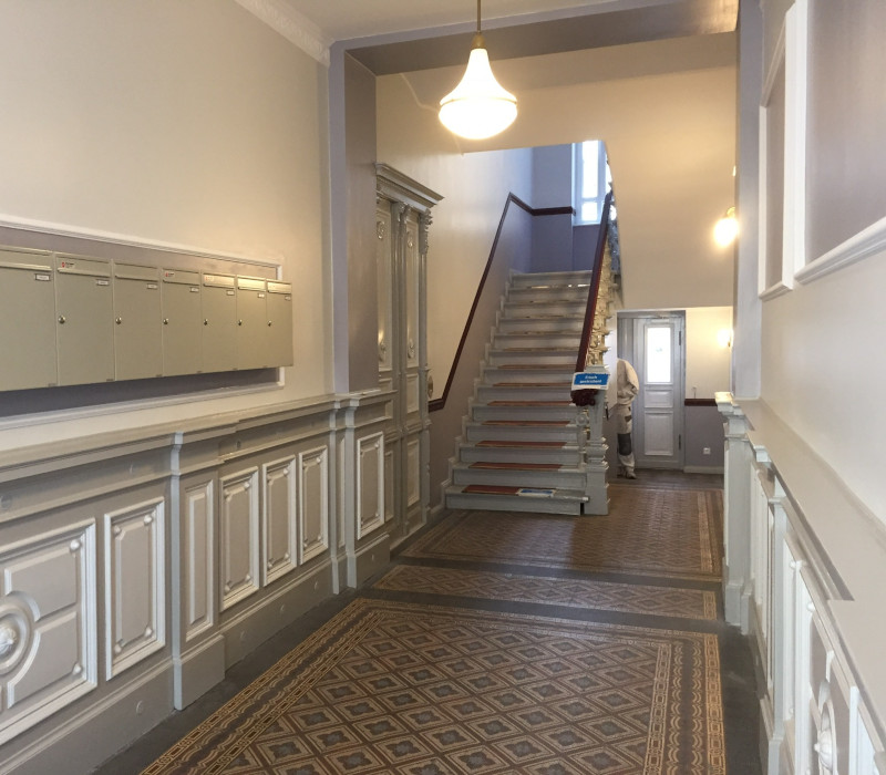 Galerie Foto - Treppenhausanstrich